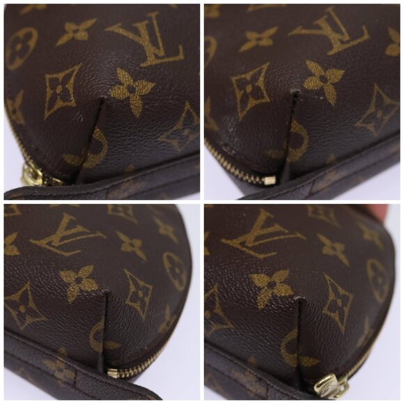 LOUIS VUITTON Monogram Trousse Demi Ronde Cosmetic Pouch - Picture 16 of 16